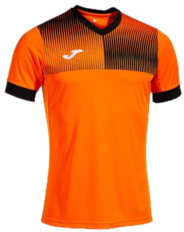 Joma Camiseta Manga Corta Eco Supernova Naranja Negro