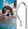Pasamanos para piscina, balneario, barandilla de escalera, mango de piscina de acero inoxidable, barra de agarre portátil, ideal para piscinas, posiciones inclinadas, parque acuático, etc.