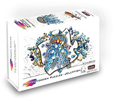 Eureka Rainbow Puzzle Meduuse, 106 Stück, CRMED, Mehrfarbig