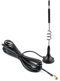 Waveshare LPWA Outdoor Waterproof Antenna, 5dBi High Gain with Magnetic Base, Lora Antenna, 4G/3G/2G/LPWA Support,433/470M Version