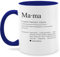 Tasse Tassen 325ml - Mama Geschenk Definition I Weihnachten I Substantiv I Geschenkidee Geburtstag Mutti Danke sagen - 325 ml - Dunkelblau - geschenke für werdende mütter muttertagstasse mom