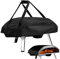 Fukamou Pizzaofen Abdeckung Für Ooni Koda 16 | 420D Oxford Wasserdicht Abdeckhaube | wasserdichte Schutzhülle Für Pizza | 77x60x22 cm Schwarz