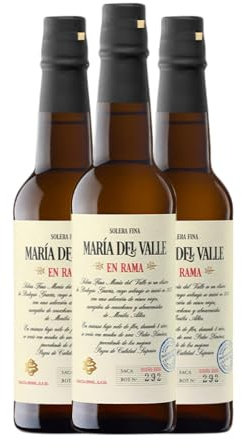 Villa Puri Solera Fina María del Valle en Rama Pedro Ximénez Montilla-Moriles Media Botella 37 cl Vino generoso (Caja de 3 Media Botella de 37 cl)