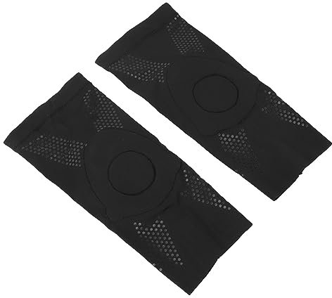 Rodilleras de Silicona que Absorben los Golpes, Rodillera Antideslizante, Transpirable, Muy Elástica, Reducción de Golpes, Resistente Al Desgaste para Deportes (M)