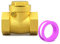 GASHER 1PCS Swing Brass Check Valve DN50 2 Female Thread, Backflow Prevention, One Way Check Valves for Sump Pump and Air Compressor, Gas Air Fuel Oil Water