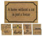 MYPURECORE Coir Door Mat (60x40cm) - Non-Slip & Absorbent, Indoor/Outdoor, Eco-Friendly - Ideal as Front Door, Entrance, Floor, Welcome Mat - Large Size, Dirt Trapper, Washable (WITHOUT A CAT)