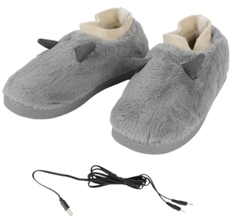 Maciun Pantuflas con calefacción USB | Calentador de pies eléctrico - Zapatilla eléctrica con calefacción, Zapatillas con calefacción, Pantuflas de microondas, Calentador de pies para aliviar la