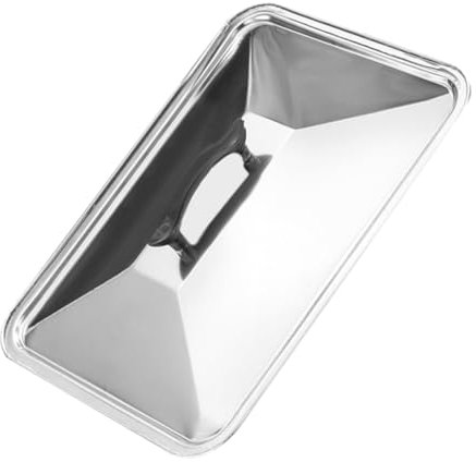 DIKACA Copertura per Alimenti Acciaio Inossidabile Coperchio per Bbq Copertura per Piatto Da Portata Utensile Da Cucina Protezione per Cibo e Imbastitura