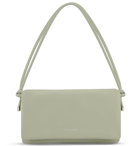 Expatrié Umhängetasche Damen Grün - Juliette - Stylische Clutch für Hochzeit, Party & Freizeit - 2 in 1 Kleine Handtasche - Crossbody Bag für Frauen - Längenverstellbarer Schultergurt