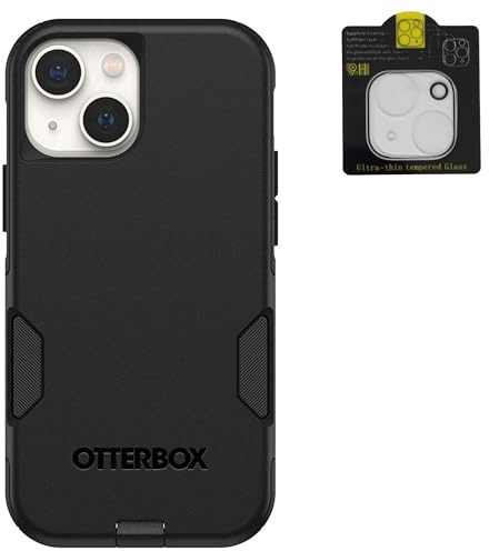 OtterBox Commuter Series Schutzhülle für iPhone 13 Mini, mit Kameralinsenschutz, Keine Einzelhandelsverpackung, Schwarz