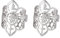 VASSAGO Lotusblume Verstellbarer Ring Coexist Om Kreuz Islam Stern Mond Davidstern Yin Yang Yoga Ring für Frauen Gilrs Religiöser Schmuck Geschenk