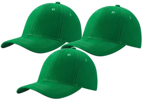 MFAZ Morefaz Ltd Set 3X Herren Baseballkappe Cap Verstellbarer Riemen Baseball Mütze