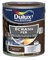 Dulux Valentine Peinture Ecran+ Fer Intérieur/Extérieur - Haute résistance aux intempéries, aux UV, chocs et rayures - Brun Normandie 2 L