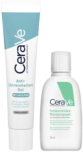 Cerave Anti-Unreinheiten Gel 40 ml + Gratis schäumendes Reinigungsgel 20 ml
