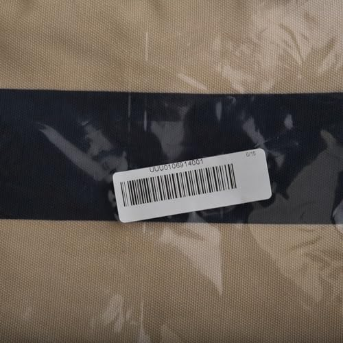 Ersatz-Sitz-Set für Regiestuhl, Design mit blauen und weißen Streifen, bequem und praktisch (1 Set)