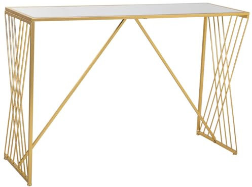 Alexandra House Living Flur Gold Eisen Spiegel Holz MDF 40 x 80 x 120 cm - EAN: 8434523358676