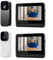 Yuanpgky for X7 Smart Video Doorbell,4.3 inch Large Screen Long Battery Life Wireless,2 Way Intercom Video Doorbell Camera Wired(Black)