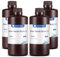 ANYCUBIC Wasser Waschbares Resin 2.0, 3D Drucker Harz Wasserlöslich, UV-Resin 405nm Standard Photopolymer Harz, Geringer Geruch, Geeignet für 4/6/8K LCD 3D-Drucker (Weiß,1kg,4pcs)