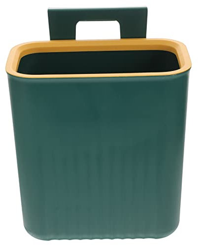 Holibanna Cubo de Basura Colgante de Plástico para Armario Papelera de Cocina y Baño Diseño Compacto y Instalación para de Espacio Hogar y Vehículo