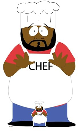 Star Cutouts SC4703 South Park Chef Lifesize Cardboard Cutout 164cm – Iconic Comedy Display, Party Decoration & Collector Standee