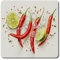 Chili Pepper Tapis de protection supérieur pour lave-linge, rouge vif et épicé, décoration de cuisine inspirée de l'été, tapis antidérapant et imperméable, pour buanderie, 61 x 61 cm