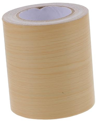 UKCOCO Battiscopa Autoadesivo Flessibile in PVC Copribattiscopa Decorativo per Interni ed Esterni Facile da 5M per Rotolo