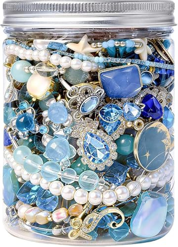 Überraschungs-Schmuckglas-Bundle | 30-50-teiliges Vintage-Schmuckkästchen | Überraschungsbox für Frauen | Überraschungs-Schmuck-Geschenkset | Verschiedene Stile von Schmucksets PS9