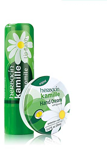 wuta kamille Lippenpflegestift mit Kamille, aus biologischem Anbau und Bienenwachs | 4.8g (1er Pack)