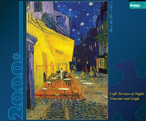 Vincent van Gogh: Cafe Terrace at Night (2000 Piece Puzzle)