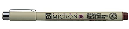 Pigma Micron Pen .45mm Open Stock-Burgundy