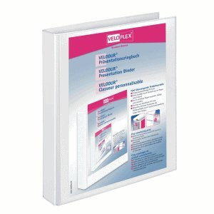 Veloflex Ringbuch Velodur, weiß, Polypropylen (PP), A4)