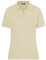 James & Nicholson Damenpolo Classic - Piqué-Poloshirt mit gestrickten Bündchen | Farbe: Stone | Grösse: XL