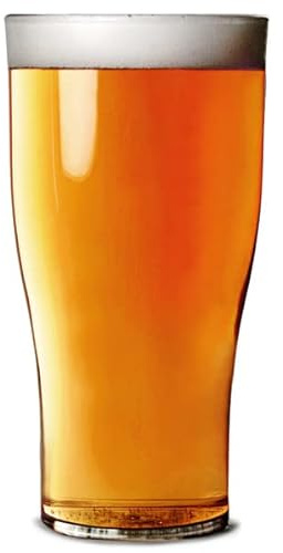 BB Plastics Elite Polycarbonate Tulip Half Pint Tumblers CE 10oz / 285ml - Set of 4 - Plastic Beer Glasses