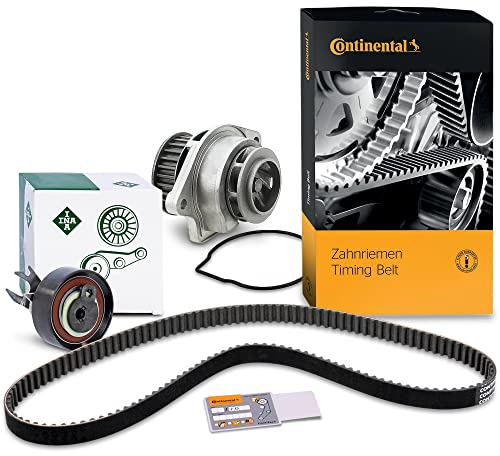 1x Original CONTITECH Zahnriemen + INA Spannrolle +Wasserpumpe