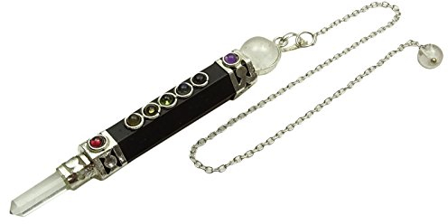 Harmonize Tourmaline Noire Radiesthésie Baguette 7 Chakra Balancing Pendulum spirituelle Aura Cadeau