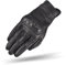 SHIMA CALIBER LADY, Damen Retro Vintage Custom Sommer Leder Motorradhandschuhe, Schwarz , Größe L