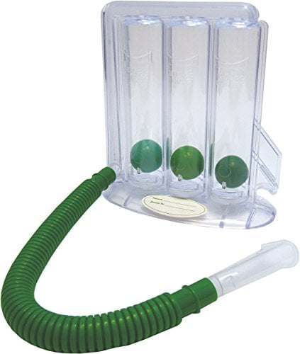 Pflegehome24® Atemtrainer Lungentrainer Atemgymnastik, 3 Kammersystem