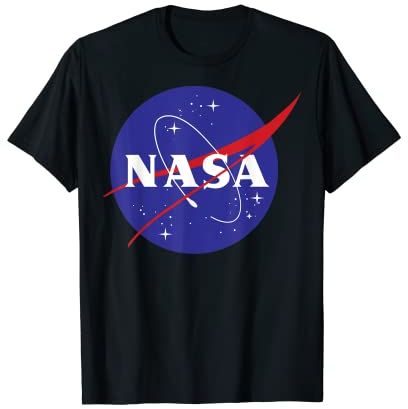 NASA Full Blue Logo Graphic T-Shirt T-Shirt