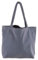 Rayher 53987564 Basic Shopper, grau, 46 x 35 cm, Textiltasche, Stofftasche, Einkaufsbeutel, Stoffbeutel, 330g/m2, unbedruckt