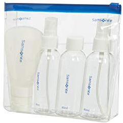 Samsonite Global Travel Accessories - Flaschenset 4er Pack, Translucent
