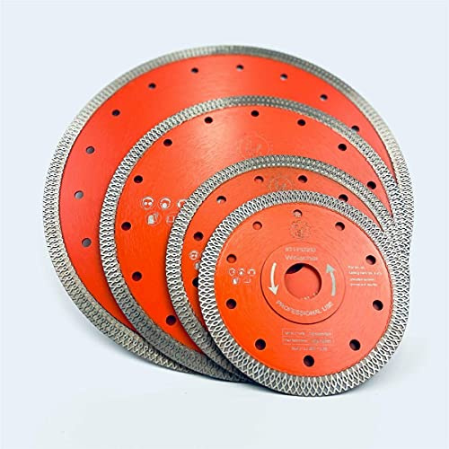 Weischer® - Diamanttrennscheibe 115 x 22,23 mm Fliese extra dünn | Diamantscheibe Trennscheibe| für Feinsteinzeug, Keramik, Marmor, Granit, Naturstein | Segmenthöhe 10 mm