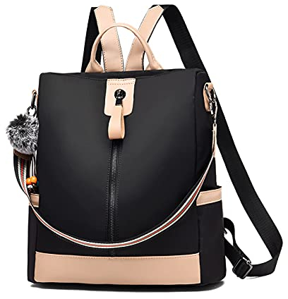 NICOLE & DORIS Damen Rucksack Fashion Wasserdichter Tagesrucksack College Rucksack groß Elegant Daypack mit Anti Diebstahl Praktische Schultasche