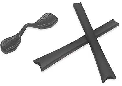 Almohadillas para orejas y nariz para gafas de sol Oakley Radar Path/Edge/Range/Pitch, gris, Talla única