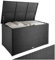 TecTake® Coffre de jardin Exterieur, Coffre à Coussins 750 L en Aluminium Polyrotin 145 x 82,5 x 79,5 cm, Couvercle Rabattable, Poignées pour Rangement des Outils de Jardin, Jouets