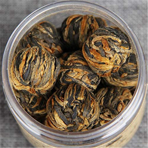 Thé noir du Yunnan Dian Hong thé boule d'or fait à la main 60g petit thé chinois en conserve