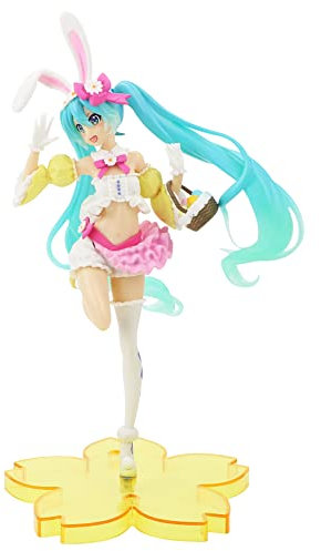Hilloly Hatsunes Mikus Hasen Ohren 1PCS Anime Figuren Charakter Modell Statue Actionfigur Figurine 19.7 cm Japanese Cartoon Spiel Figur Spielzeug Puppe Ornamente, Desktop-Dekorationen