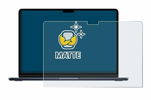 BROTECT Entspiegelungs-Schutzfolie für Apple MacBook Air 13 M2 2022 Matte Displayschutz-Folie, Anti-Reflex, Anti-Fingerprint