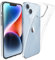 N NEWTOP Custodia Cover Compatibile con iPhone 14 PLUS (6.7), Morbido TPU CLEAR Gel Silicone Anti Graffio Trasparente Slim Sottile Flessibile Case Guscio Posteriore Proteggi (Cover)