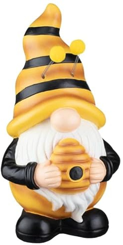 Biznest Gonk Bee Ornament Yellow Waterproof Outdoor & Indoor Statue Patio & Yard Decoration Home Lawn Porch Gardening Gifts & Accessories