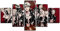 VEYEBZ 5 Stück Leinwandgemälde Wandkunst Akatsuki,Pain HD Bild 5 Teiliges Leinwand Drucke 150×80cm Mit Rahmen Modulare Wandmalerei Abstraktes Poster Zimmer Dekoration Geschenk